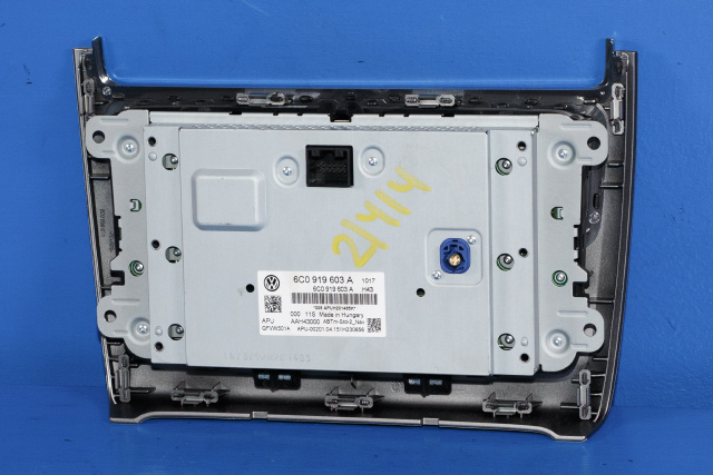 Bilstereo navigasjon betjeningspanel til VW Polo 2014-2017 (Type V, Fase 2)  (VAG|6C0 919 603 A|)