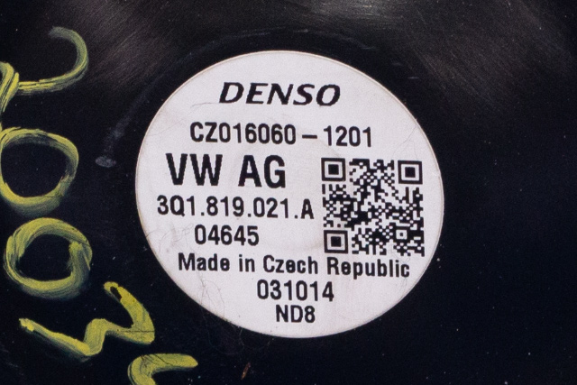 Varmeapparat motor til VW Passat 2015-2019 (Fase 1) (B8) (B8) (VAG|3Q1 819 021 A|)