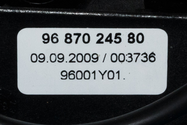 Girstang/girvelger automat til Peugeot 3008 2009-2016 (Type I)  (PEUGEOT|96 870245 80|)