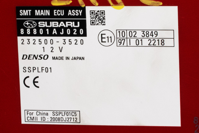 Styreenhet diverse til Subaru Outback 2009-2014 (Type IV) (DENSO|232500-3520|88801-AJ020|)