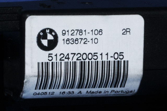 Baklukelås til BMW X1 2009-2015 (E84) (E84) (BMW|51.24-7 200 511|)