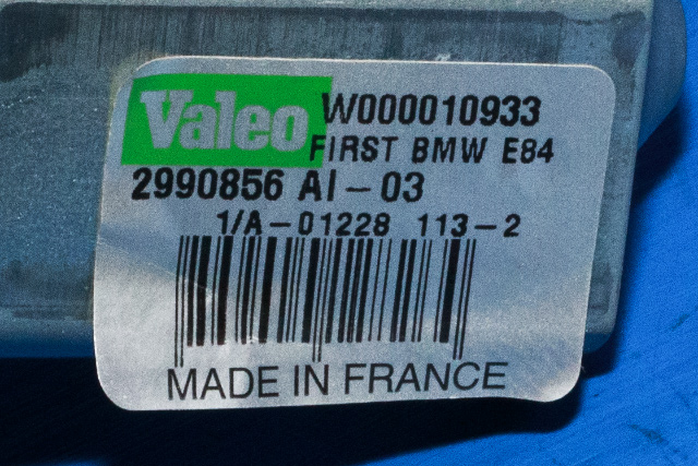 Viskermotor bakrute til BMW X1 2009-2015 (E84) (E84) (BMW|2 990 856|)