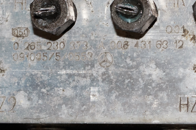 ABS sentral til Mercedes B-Klasse 2008-2011 (Fase 2) (W245) (W245) (BOSCH|0 265 230 373|A 006 431 63 12|)