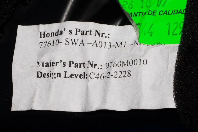 Dashbord friskluftdyse midtkonsoll til Honda CR-V 2007-2012 (Type III) (HONDA|77610-SWA-A013|)
