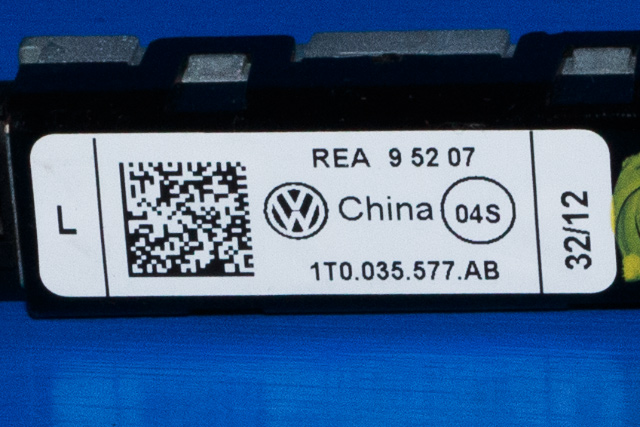 Antenne forsterker til VW Touran 2010-2015 (Type I, Fase 3)  (VAG|1T0 035 577 AB|)
