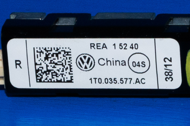 Antenne forsterker til VW Touran 2010-2015 (Type I, Fase 3) (VAG|1T0 035 577 AC|)