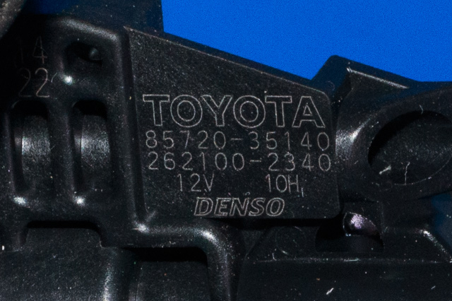 Ruteheis høyre bak til Toyota RAV4 2006-2009 (Type III, Fase 1)  (DENSO|262100-2340|85720-35140|)