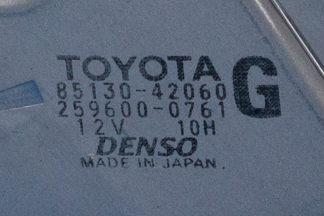 Viskermotor bakrute til Toyota RAV4 2006-2009 (Type III, Fase 1)  (DENSO|259600-0761|85130-42060|)