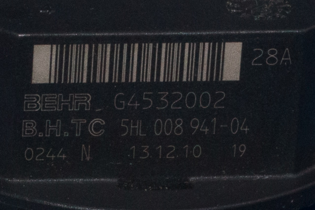 Varmeapparat motor til VW Crafter 2006-2011 (Type I, Fase 1) (HELLA|8EW 351 034-071|)