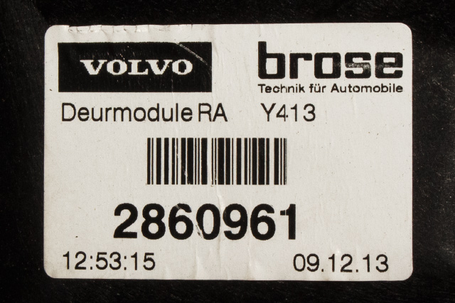 Ruteheis høyre bak til Volvo XC60 2014-2017 (Type I, Fase 2)