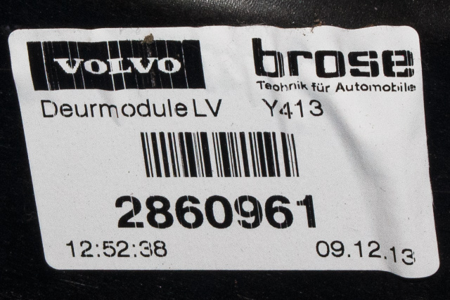 Ruteheis venstre foran til Volvo XC60 2014-2017 (Type I, Fase 2)  
