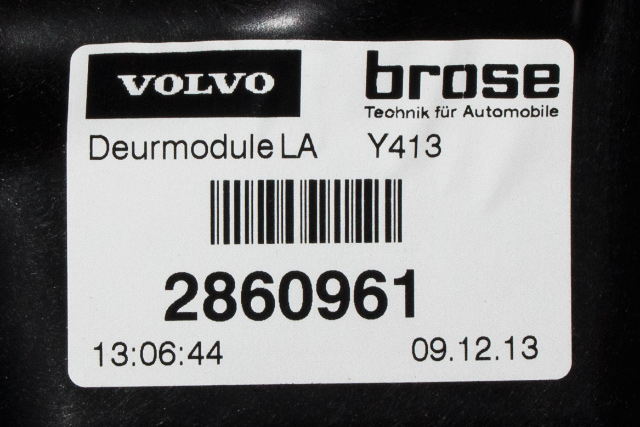 Ruteheis venstre bak til Volvo XC60 2014-2017 (Type I, Fase 2)