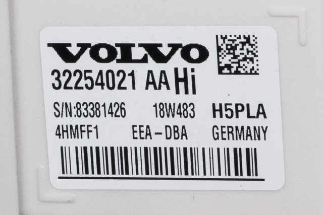 Styreenhet comfort (BCM) til Volvo V90 / V90 CC / S90 2016-->>  (VOLVO|32254021|)