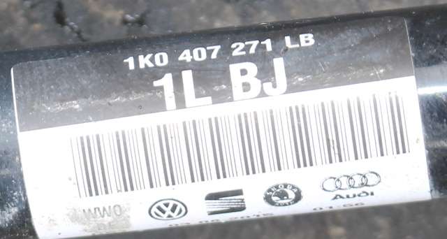 Drivaksel venstre foran, bensin/automat til VW Golf VII 2012-2017 (Fase 1)  (VAG|1K0 407 271 LB|)