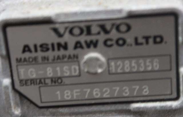Girkasse hybrid til Volvo V90 / V90 CC / S90 2016-->>  (VOLVO|1285356|)