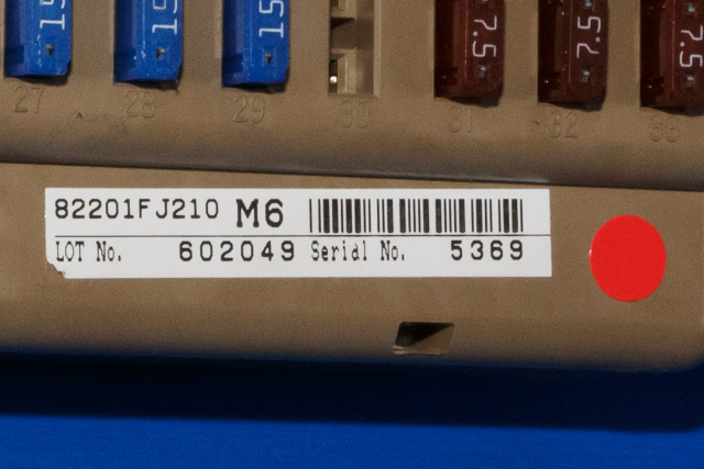 Sikringsboks til Subaru Forester 2013-2019 (Type IV) (SUBARU|82201-FJ210|)