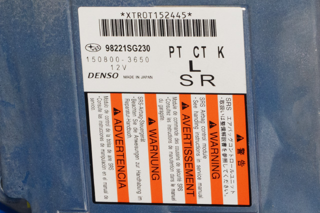Styreenhet airbag hovedsensor til Subaru Forester 2013-2019 (Type IV)  (DENSO|150800-3650|98221-SG230|)