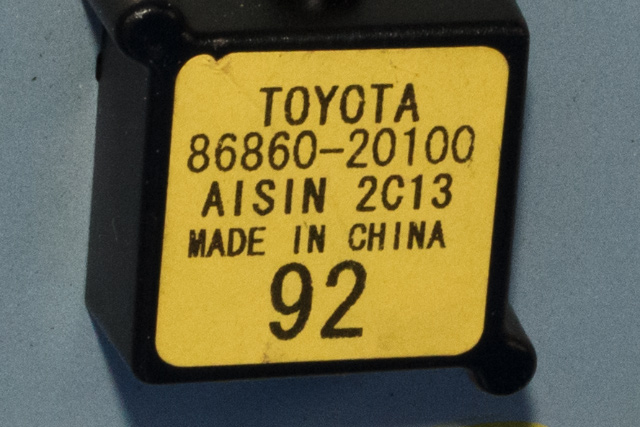 Antenne navigasjon til Toyota Avensis 2009-2015 (Type III, Fase 1)  (TOYOTA|86860-20100|)