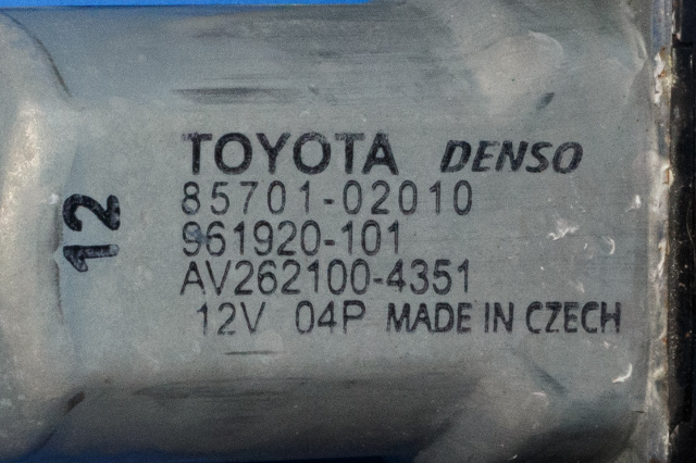 Ruteheis venstre bak til Toyota Avensis 2009-2015 (Type III, Fase 1)  (DENSO|961920-101|85701-02010|)