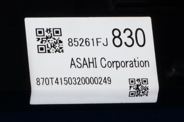 Instrument kjørecomputer til Subaru XV 2012-2017 (Type I) (SUBARU|85261-FJ830|)