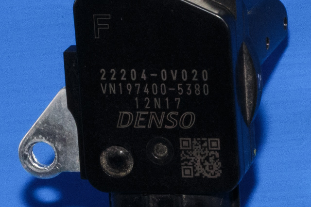 Luftmengde/luftmassemåler til Toyota Avensis 2009-2015 (Type III, Fase 1) (DENSO|197400-5380|22204-0V020|)