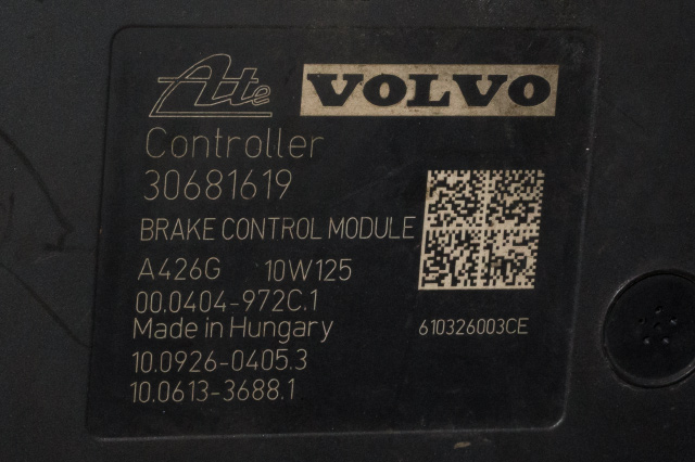 ABS sentral til Volvo XC70 2008-2013 (Type II, Fase 1)  (VOLVO|30681619|)