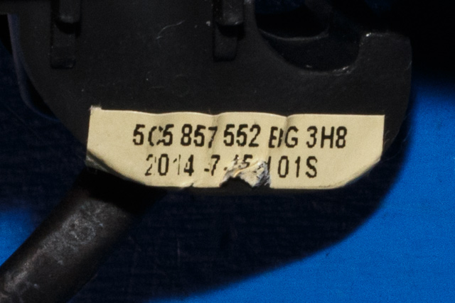 Solskjerm høyre til VW Beetle 2011-2018 (Type II) (VAG|5C5 857 552|)