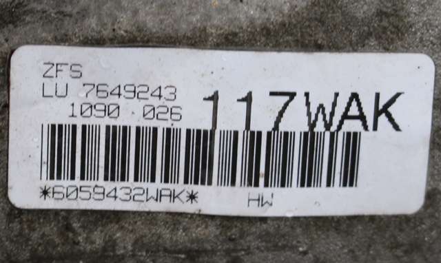 Girkasse 4WD komplett automat til BMW X1 2009-2015 (E84) (E84) (ZF|1090 026 117WAK|7 649 243. MED FORDELINGSKASSE. MERKNAD|)