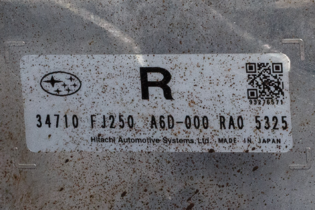 Styreenhet servo til Subaru XV 2012-2017 (Type I)  (HITACHI|A6D-000 RA0|34710-FJ250|)