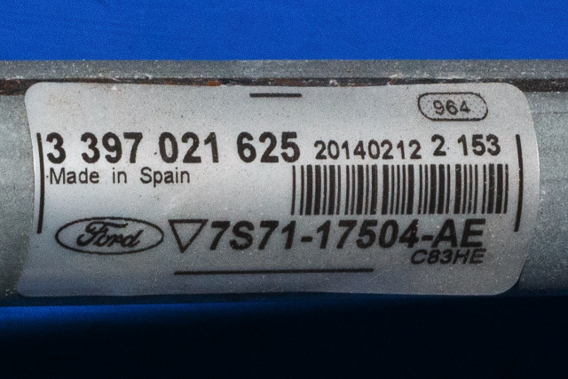 Viskermotor frontrute komplett m/overføring til Ford Mondeo 2011-2014 (Type IV, Fase 2)  (BOSCH|0 390 243 069|7S71-17508-AB|)