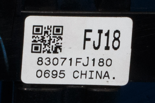Bryter ruteheis til Subaru XV 2012-2017 (Type I)  (SUBARU|83071-FJ180|)