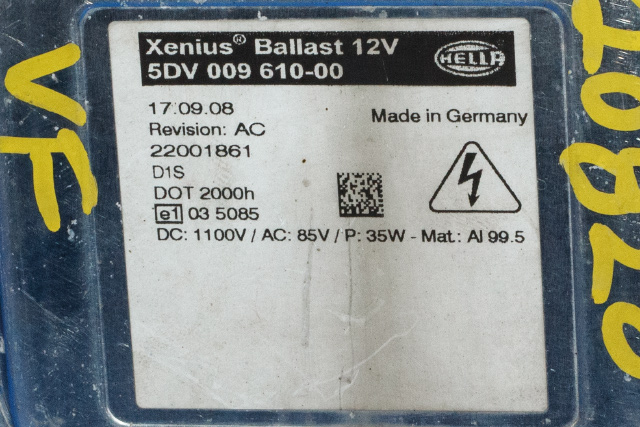 Styreenhet xenon/ballast til Škoda Octavia 2009-2013 (Type II, Fase 2)  (HELLA|5DV 009 610-00|)