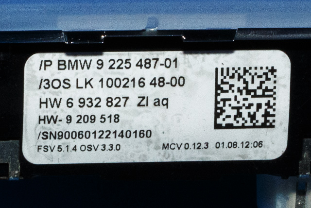 Taklyspanel til BMW X1 2009-2015 (E84) (E84) (BMW|9 225 487|)