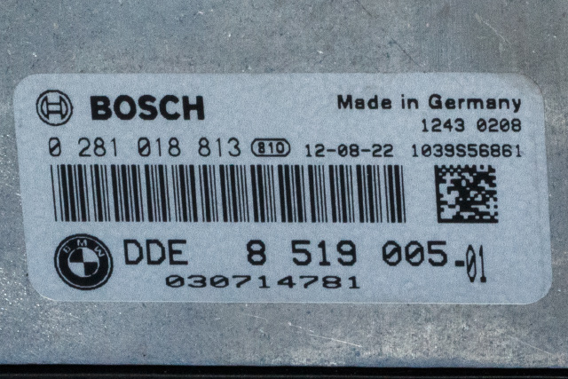 Styreenhet motor til BMW X1 2009-2015 (E84) (E84) (BOSCH|0 281 018 813|8 519 005|)