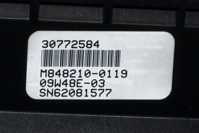 Instrument kjørecomputer til Volvo XC60 2008-2013 (Type I, Fase 1)  (VOLVO|30772584|)