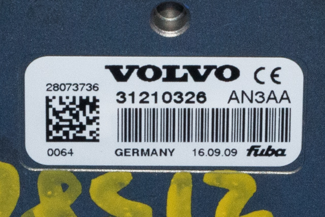 Antenne navigasjon til Volvo XC60 2008-2013 (Type I, Fase 1)  (VOLVO|31210326|)