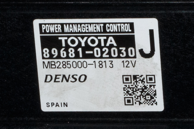 Styreenhet diverse til Toyota Auris 2013-2015 (Type II, Fase 1) (TOYOTA|89681-02030|)