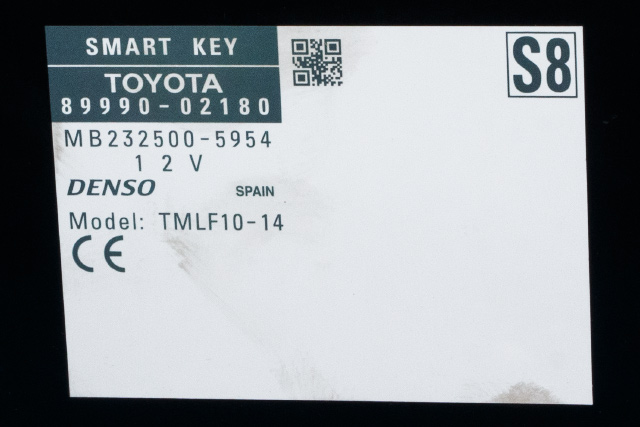 Styreenhet nøkkelfri/keyless til Toyota Auris 2013-2015 (Type II, Fase 1)  (TOYOTA|89990-02180|)
