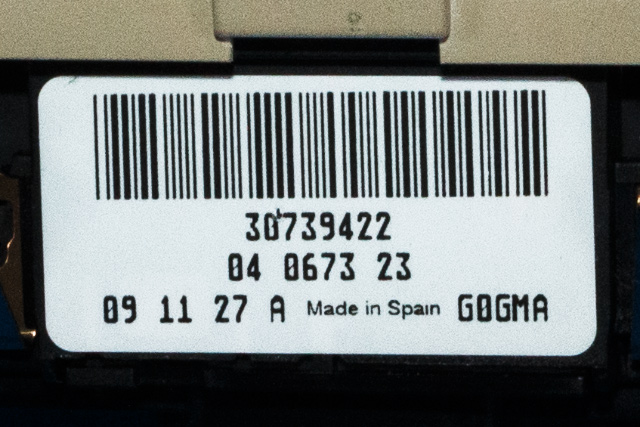 Bryter lys til Volvo XC60 2008-2013 (Type I, Fase 1)  (VOLVO|30739422|)