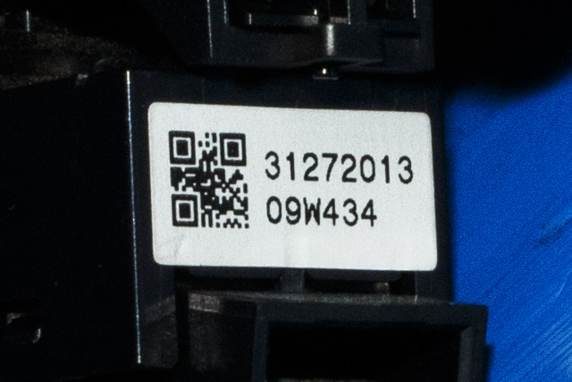 Bryter ruteheis til Volvo XC60 2008-2013 (Type I, Fase 1)  (VOLVO|31272013|)