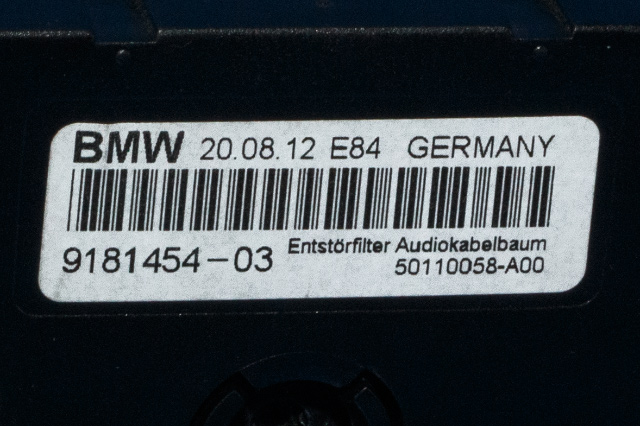 Antenne forsterker til BMW X1 2009-2015 (E84) (E84) (BMW|9 181 454|)