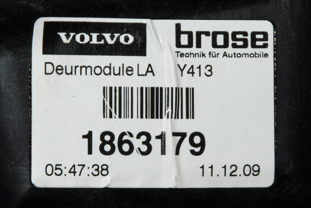 Ruteheis venstre bak til Volvo XC60 2008-2013 (Type I, Fase 1)