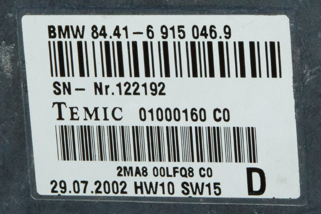 Styreenhet diverse til BMW X5 2000-2006 (E53) (E53) (BMW|6 915 046|)