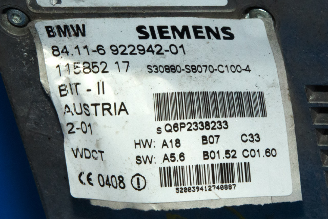 Styreenhet diverse til BMW X5 2000-2006 (E53) (E53) (BMW|6 922 942|)