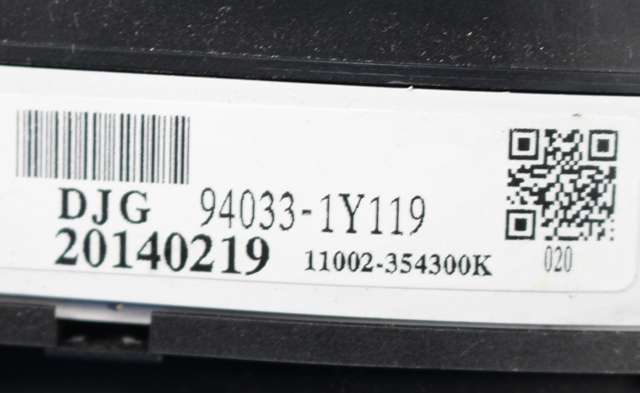 Instrumentpanel til Kia Picanto 2011-2017 (Type II)  (KIA|94033-1Y119|)