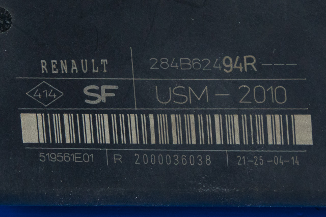 Sikringsboks til Renault Zoe 2013-2019 (Fase 1) (RENAULT|284B 62494R|)
