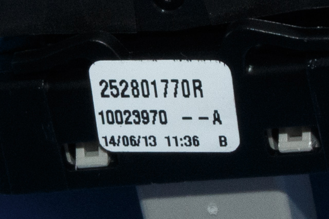 Bryter diverse til Renault Zoe 2013-2019 (Fase 1)