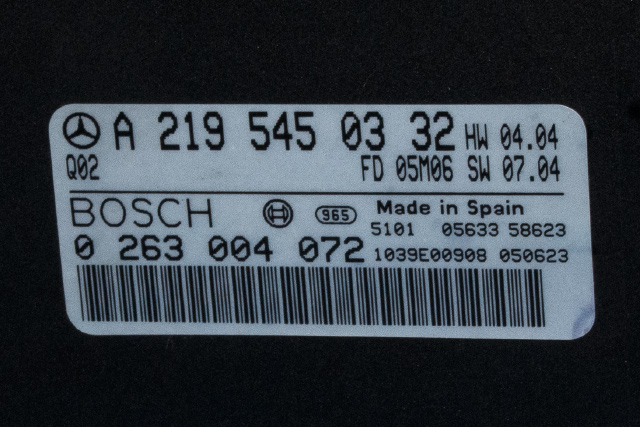 Styreenhet diverse til Mercedes CLS 2004-2010 (C219) (C219) (BOSCH|0 263 004 072|A 219 545 03 32|)