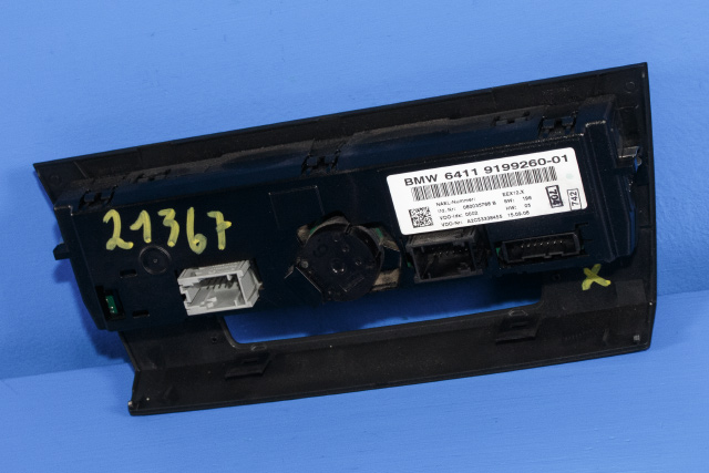 Varmeapparat betjening til BMW 3-Serie 2005-2011 (E90/E91/E92/E93) (E90/E91/E92/E93) (VDO|A2C53338455|64.11-9 199 260|)