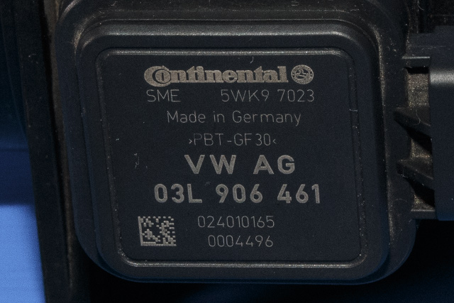 Luftmengde/luftmassemåler til VW Golf VI 2008-2012  (SIEMENS|5WK9 7023|03L 906 461|)